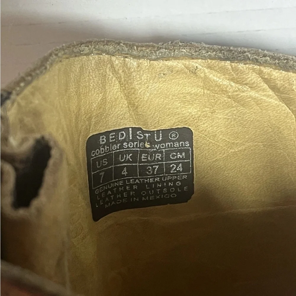 BED|STU Genuine Leather Women's Boots size 7 US - Picture 4 of 9